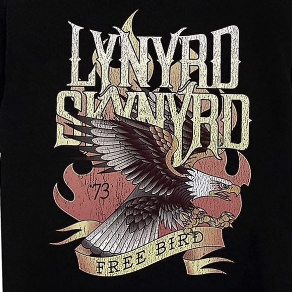 Lynyrd Skynyrd '73 Tour Free Bird Southern rock Official T-Shirt M NWT - Picture 3 of 3
